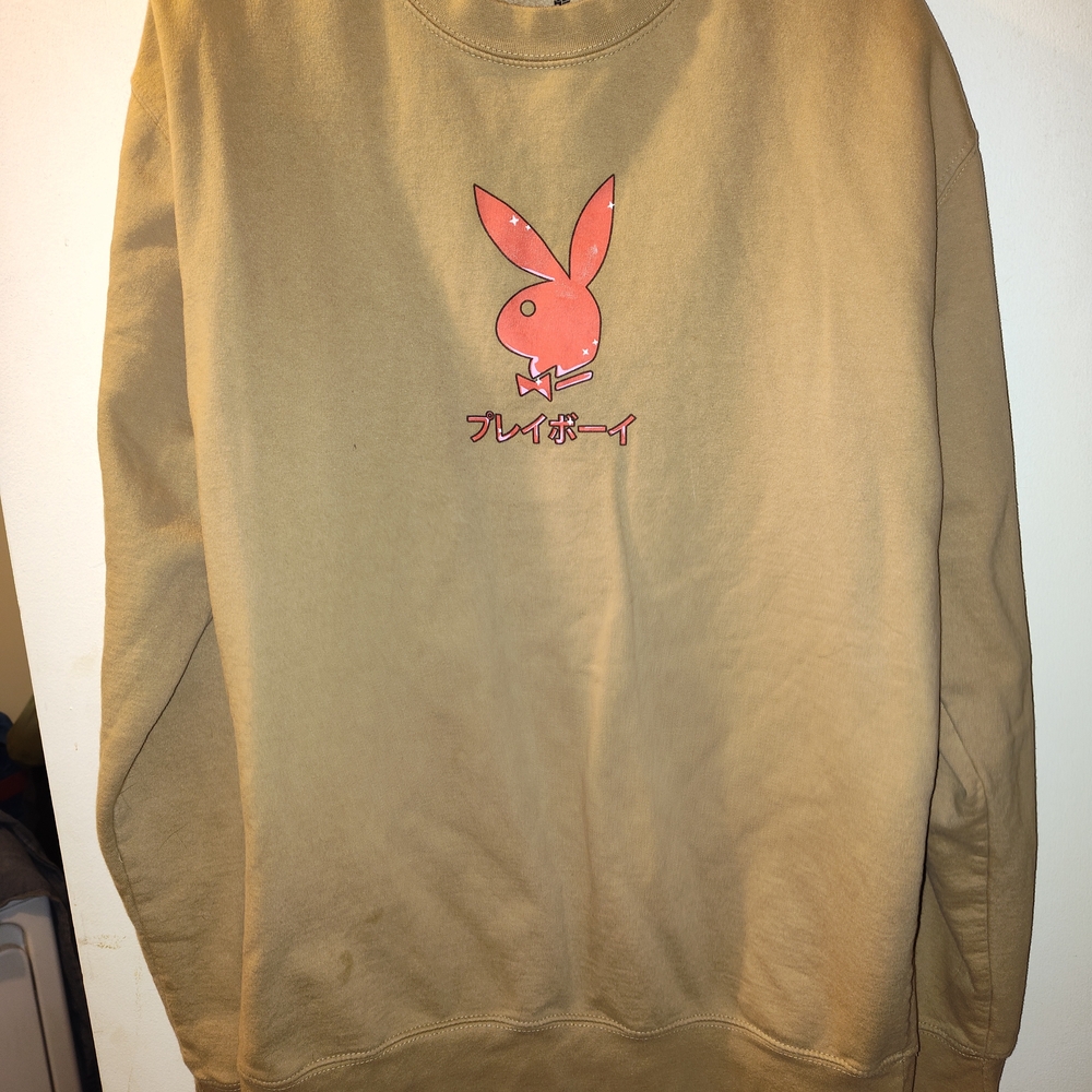 PLAYBOY Brown Crewneck Sweater